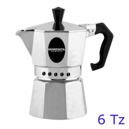 CAFFETTIERA MOKA ALLUMINIO MORENITA 6 Tz