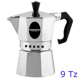 CAFFETTIERA MOKA ALLUMINIO MORENITA 9 Tz