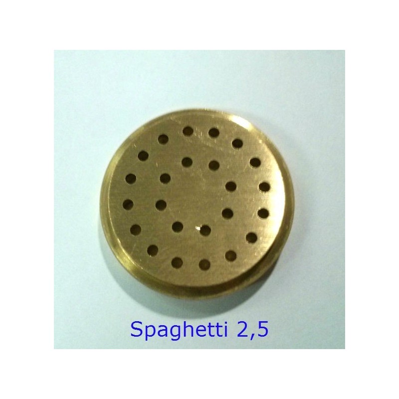 TRAFILA OTTONE PER TORCHIETTO OMRA - SPAGHETTI 2,5 MM