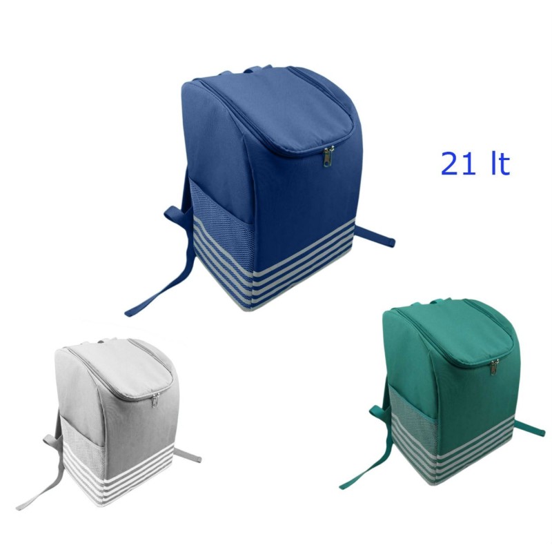 BORSA TERMICA A ZAINO STRIPES Lt 21