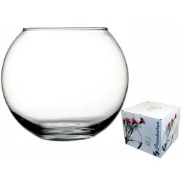 VASO PORTAFIORI IN VETRO FLORA ART. 45068 A SFERA CM 16