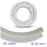TUBO SPIRALATO PVC Ø 20 MM - 25 MT