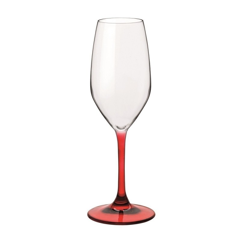 BICCHIERE SPECIAL TIME CALICE FLUTE Pz 4 GAMBO ROSSO