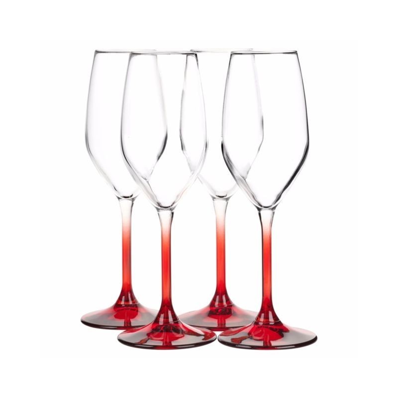 BICCHIERE SPECIAL TIME CALICE FLUTE Pz 4 GAMBO ROSSO