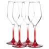 BICCHIERE SPECIAL TIME CALICE FLUTE Pz 4 GAMBO ROSSO