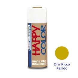 VERNICE SPRAY ORO RICCO PALLIDO 400 ML HAPPY COLOR