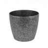 VASO ROTONDO MAGNOLIA LUX CM 30 SILVER