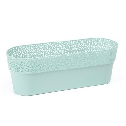 VASO OVALE TRAFORATO BELLA CM 38x13 MENTA