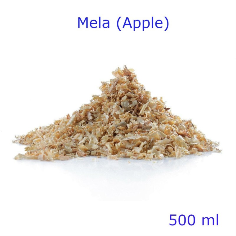 TRUCIOLI LEGNO AROMATICI 500 ML PER AFFUMICATORE - MELA