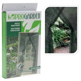 ZANZARIERA ADESIVA PER PORTA CM 75x220 Pz 2 NERA