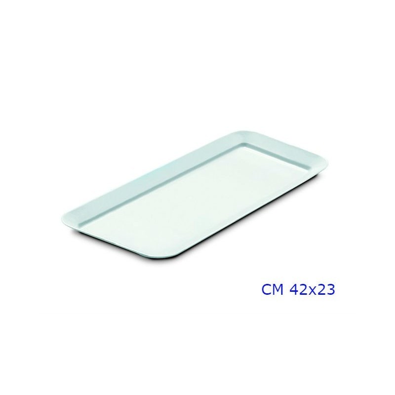 VASSOIO ESPOSIZIONE BIANCO GIGANPLAST CM 42x23x2,5
