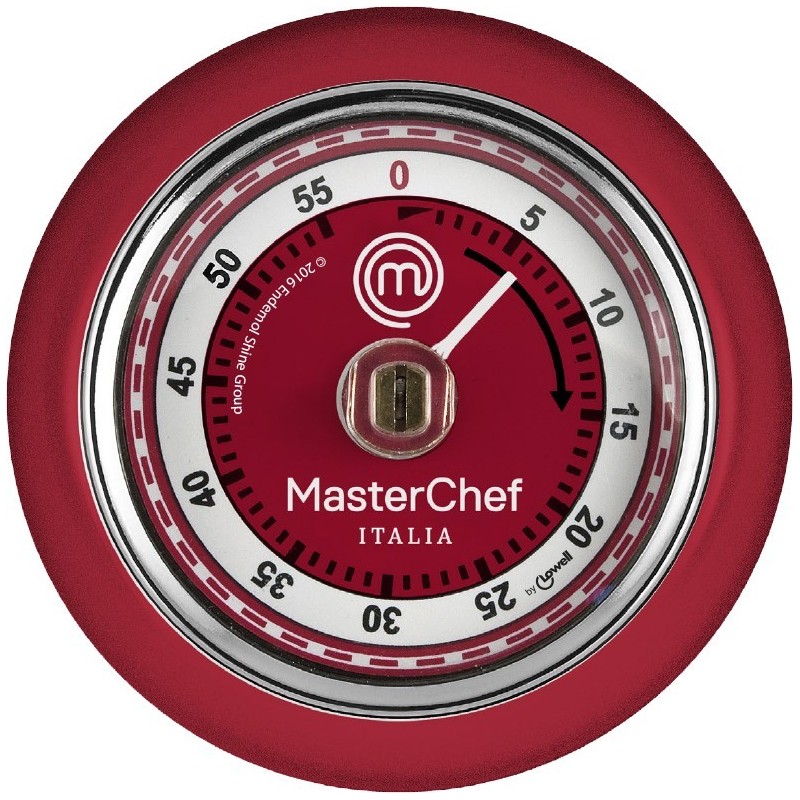 TIMER DA CUCINA MECCANICO MASTER CHEF ROSSO
