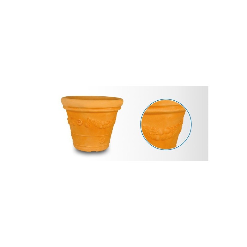 VASO RESINA FESTONE CM 75