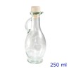 BOTTIGLIA ANFORA EGIZIA 250 ml TRASPARENTE CON TAPPO