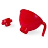 IMBUTO INVASATORE PLASTICA ROSSO PER BARATTOLI