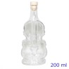 BOTTIGLIA VIOLINO 200 ml TRASPARENTE CON TAPPO - 6 Pz