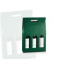 VALIGETTA PER BOTTIGLIE 3 POSTI VERDE