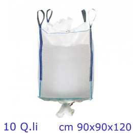 SACCO PER CEREALI BIG BAG CON VALVOLA 90x90x120 CM - 1000 KG