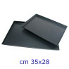 Teglia per pizza in lamiera ferro blu cm 35x28 - Fasa Agnelli