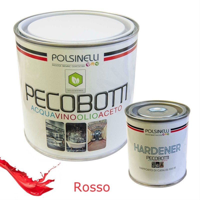Vernice epossidica per restauro torchi e attrezzature enologiche Rosse