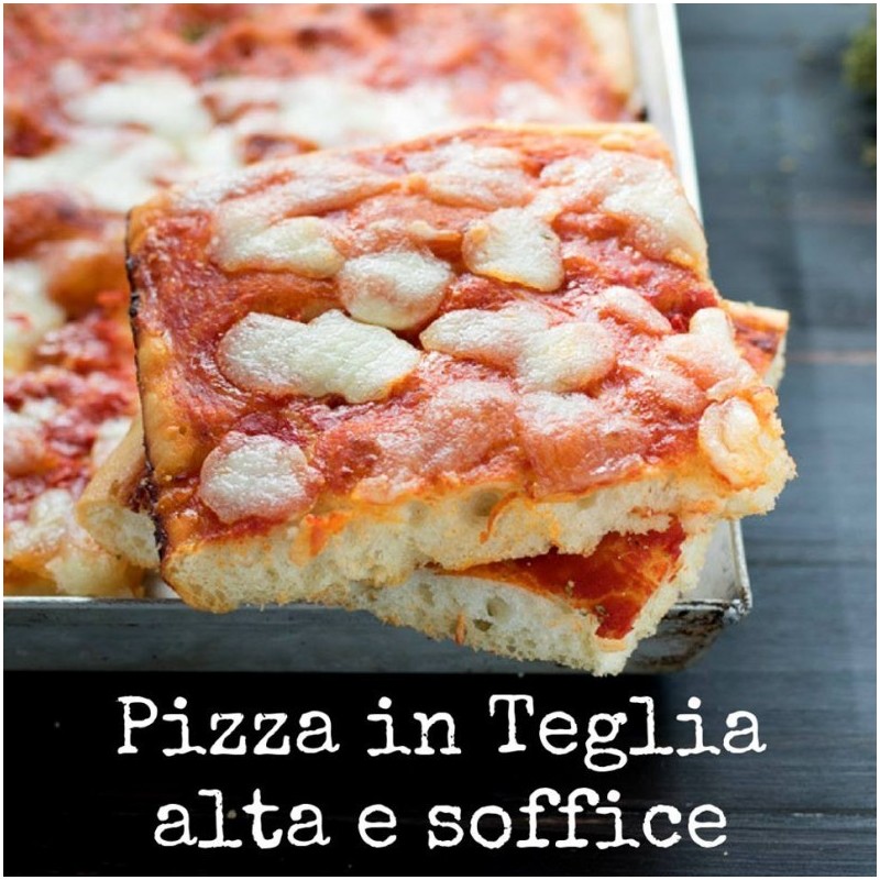Teglia Pizza Lamiera Blu Rettangolare 60x40 cm | Professionale e Resistente