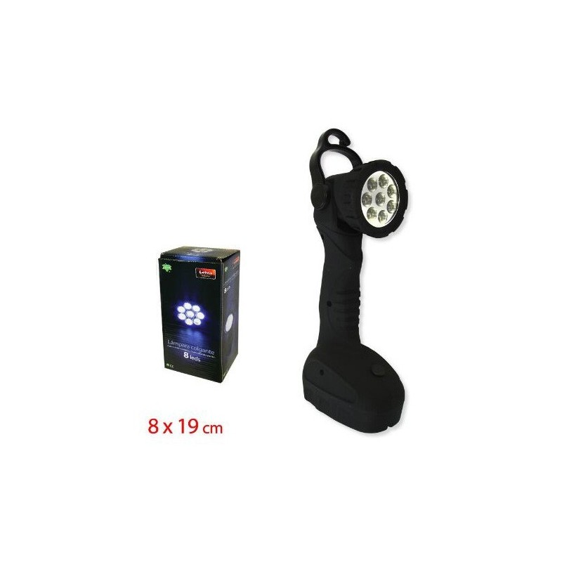 TORCIA A 8 LED PORTATILE