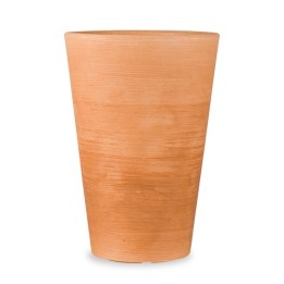 VASO PLASTICA STRIATO LILIUM TONDO CM 75 ANTICATO