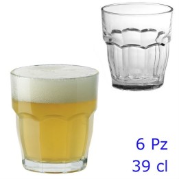 BICCHIERE ROCK BAR TRASPARENTE 39 CL DOF Pz 6