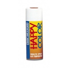 VERNICE SPRAY ALTA TEMP. NERO 400 ML HAPPY COLOR