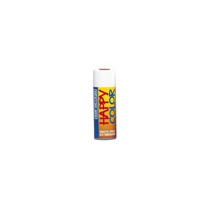 VERNICE SPRAY ALTA TEMP. NERO 400 ML HAPPY COLOR