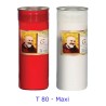 Ceri votivi in paraffina mod. T80 maxi - 12 lumini