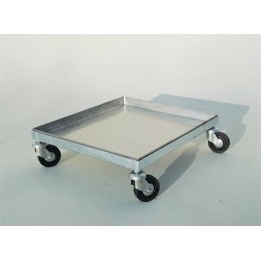 VASSOIO INOX PER CARRELLO PORTAMELARI CM 43x50