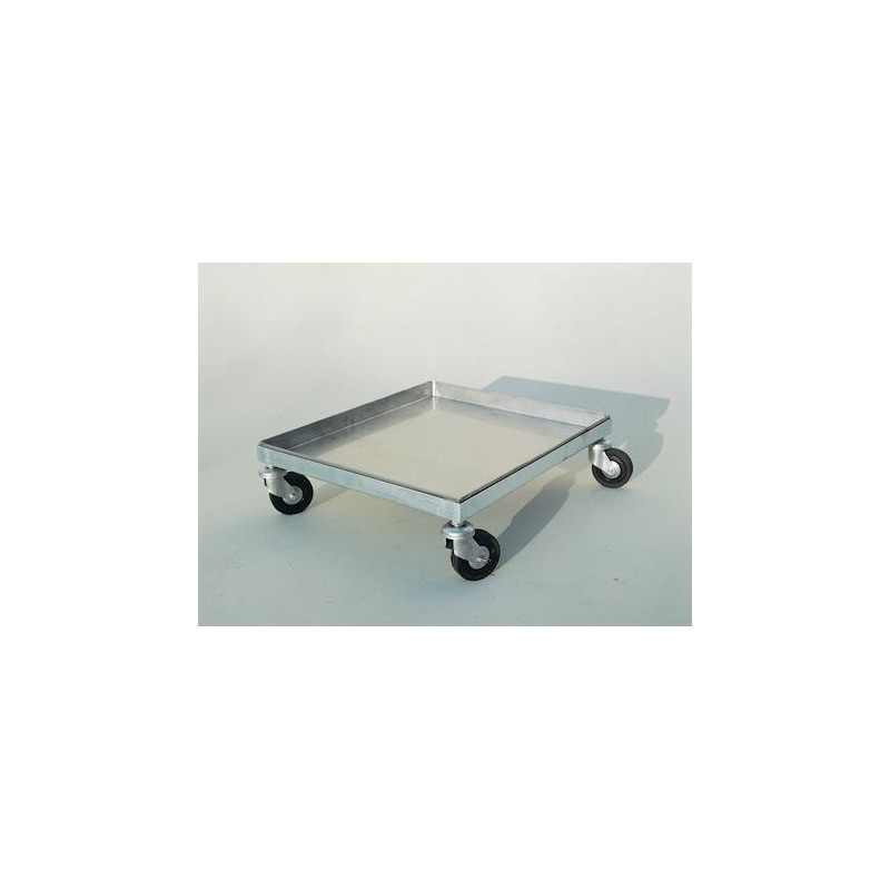 VASSOIO INOX PER CARRELLO PORTAMELARI CM 43x50