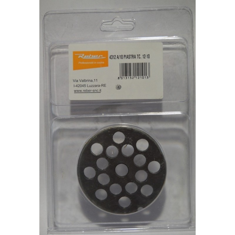 TRAFILA FERRO MOD.12 A 16 FORI 10 mm