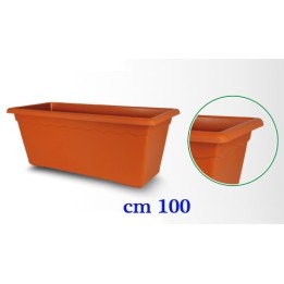 Vaso cassetta Fioriera Vulcano 100x44x40 cm | RagStore