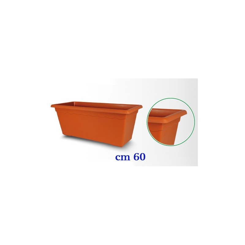 VASO CASSETTA VULCANO CM  60 HOBBY&STYLE