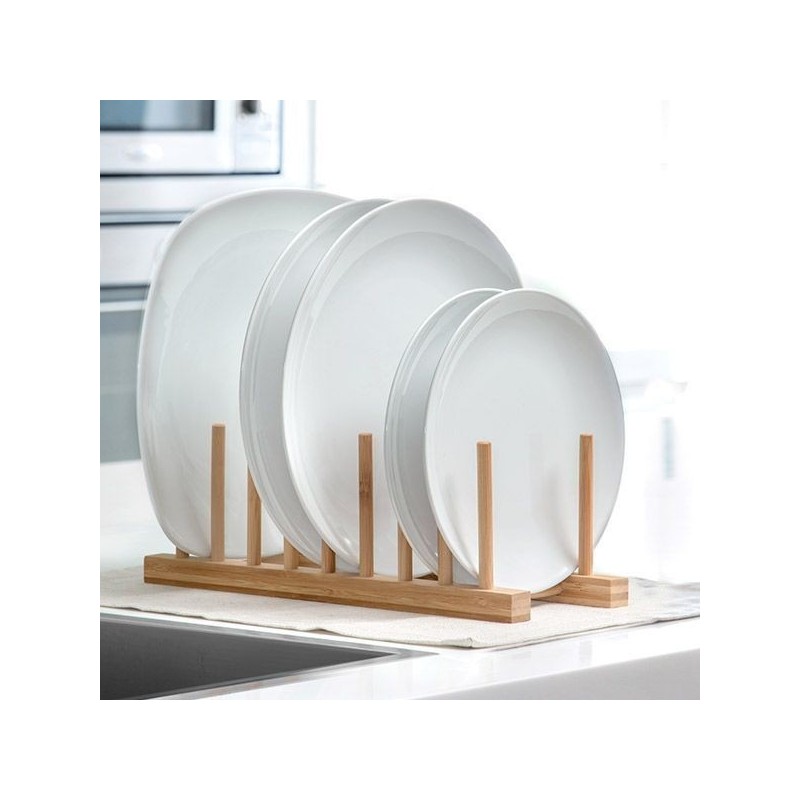 SCOLAPIATTI DA APPOGGIO IN BAMBOO CM 34x12x12