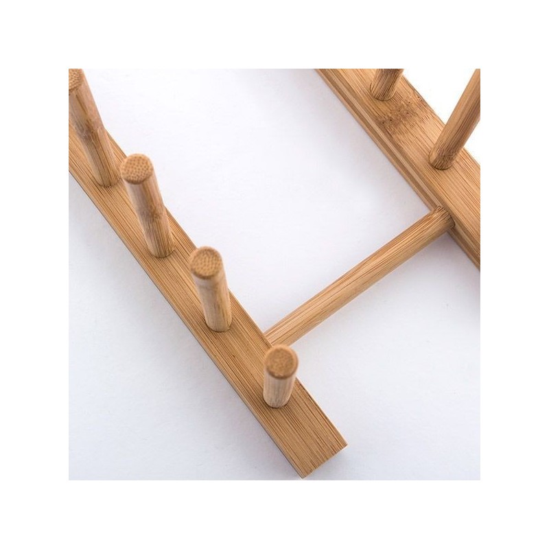SCOLAPIATTI DA APPOGGIO IN BAMBOO CM 34x12x12