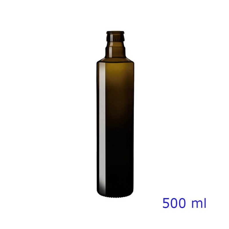 bottiglia per olio rotonda Dorica dop 500 ml