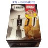 CAFFETTIERA MOKA EXPRESS BIALETTI  3 Tz + CREMALATTE