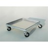 VASSOIO INOX PER CARRELLO PORTAMELARI CM 50x50