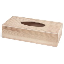 SCATOLA LEGNO PORTA FAZZOLETTI KLEENEX CM 28x14