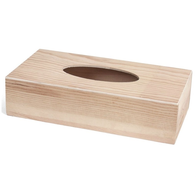 SCATOLA LEGNO PORTA FAZZOLETTI KLEENEX CM 28x14
