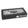 CASSETTA PORTA CAPSULE CAFFE' IN LEGNO CM 35x17 - NERO
