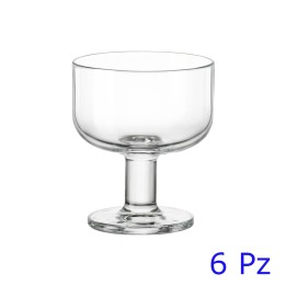 Coppetta dessert Hosteria Bormioli Rocco in vetro 24 cl set 6 pezzi