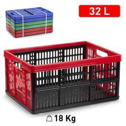 CASSETTA PLASTICA PIEGHEVOLE CHIUDIBILE CM 48x35x23