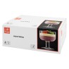 Set sei coppette vetro per dessert gelato e macedonia