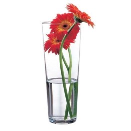 VASO PORTAFIORI IN VETRO LINEARE ART. 43177 CM 26