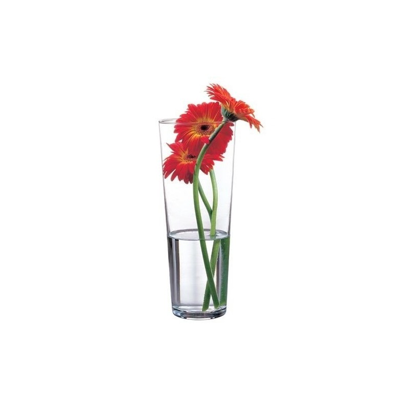 VASO PORTAFIORI IN VETRO LINEARE ART. 43177 CM 26
