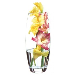 VASO PORTAFIORI IN VETRO BOMBATO ART. 43966 CM 26